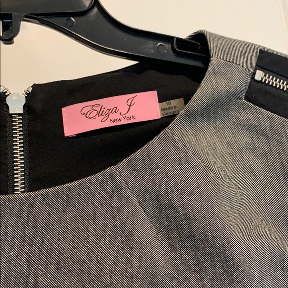 Eliza J Gray Sleeveless Dress - Picture 3 of 4